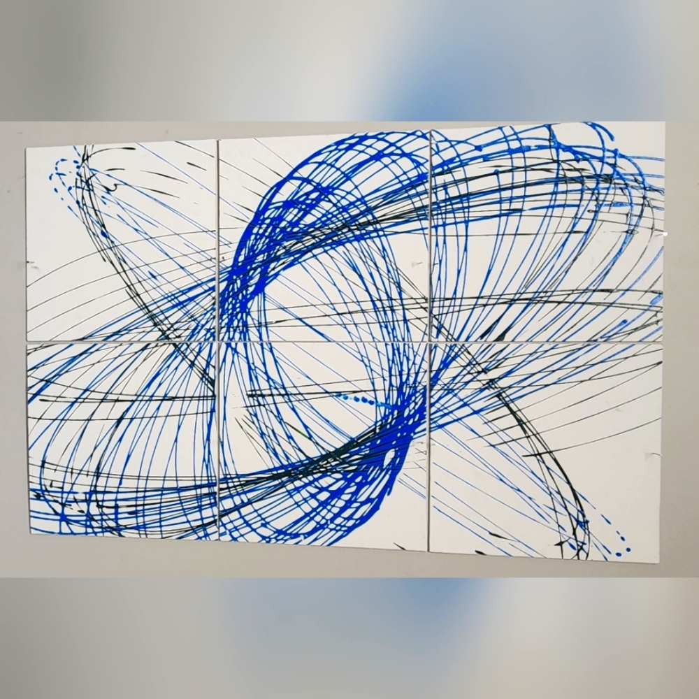 Pendulum Painting Collage